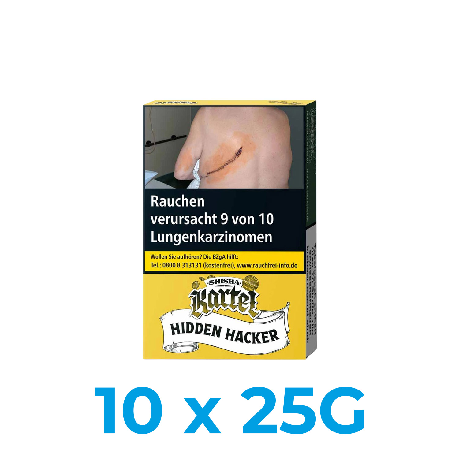 Shisha Kartel Hidden Hacker 250g Shisha Tabak (10x25g) Shisha Kartel Hidden Hacker 250g Shisha Tabak (10x25g)