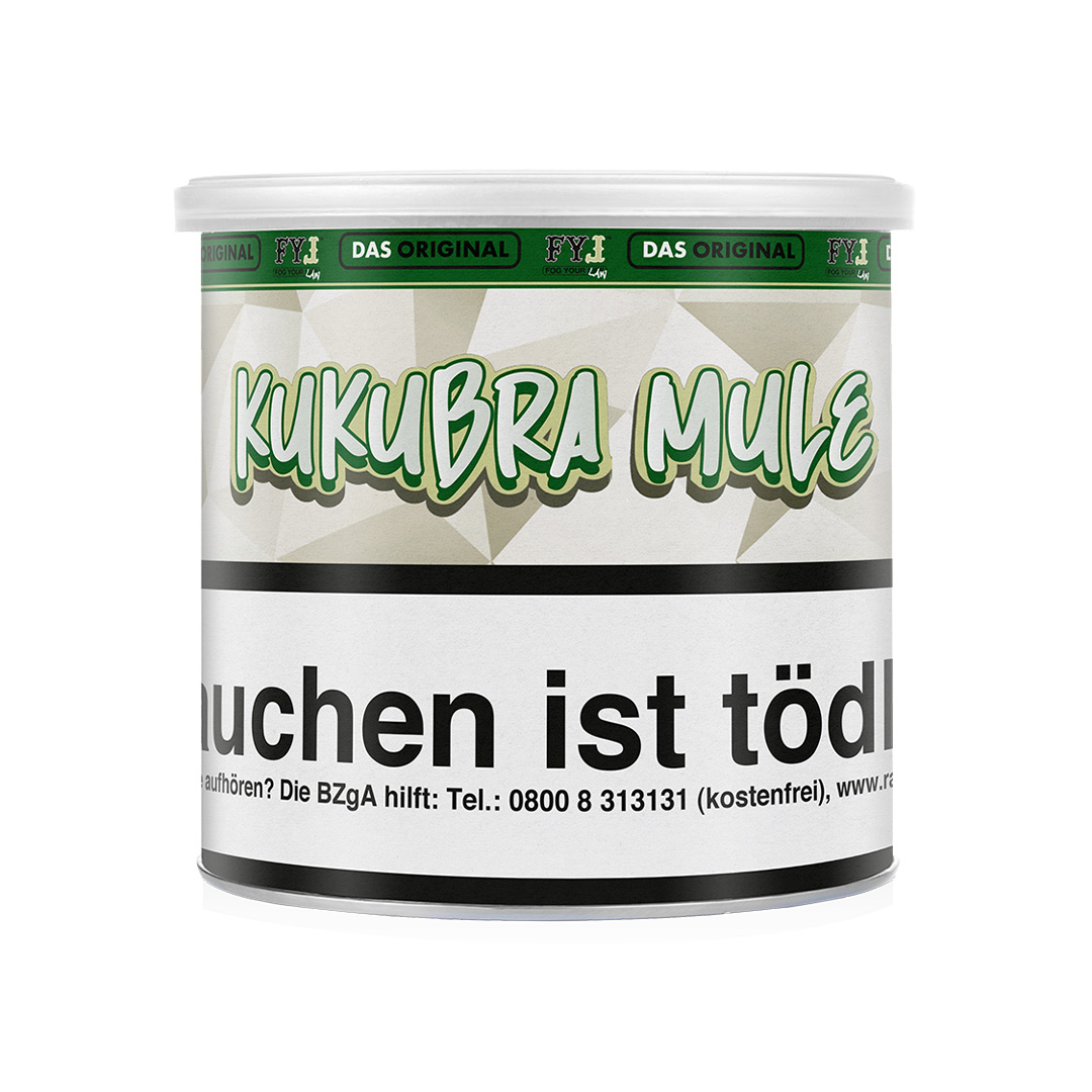FOG YOUR LAW Kukubra Mule Dry Base 70g Tabak FOG YOUR LAW Kukubra Mule Dry Base 70g Tabak