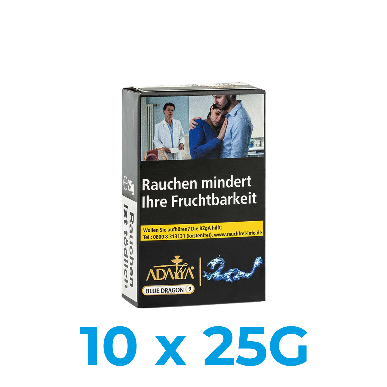 Adalya Blue Dragon 250g Shisha Tabak (10x25g) Adalya Blue Dragon 250g Shisha Tabak (10x25g)