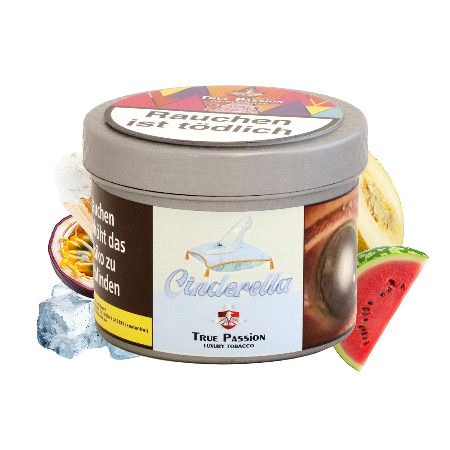True Passion Cinderella 200g Shisha Tabak True Passion Cinderella 200g Shisha Tabak