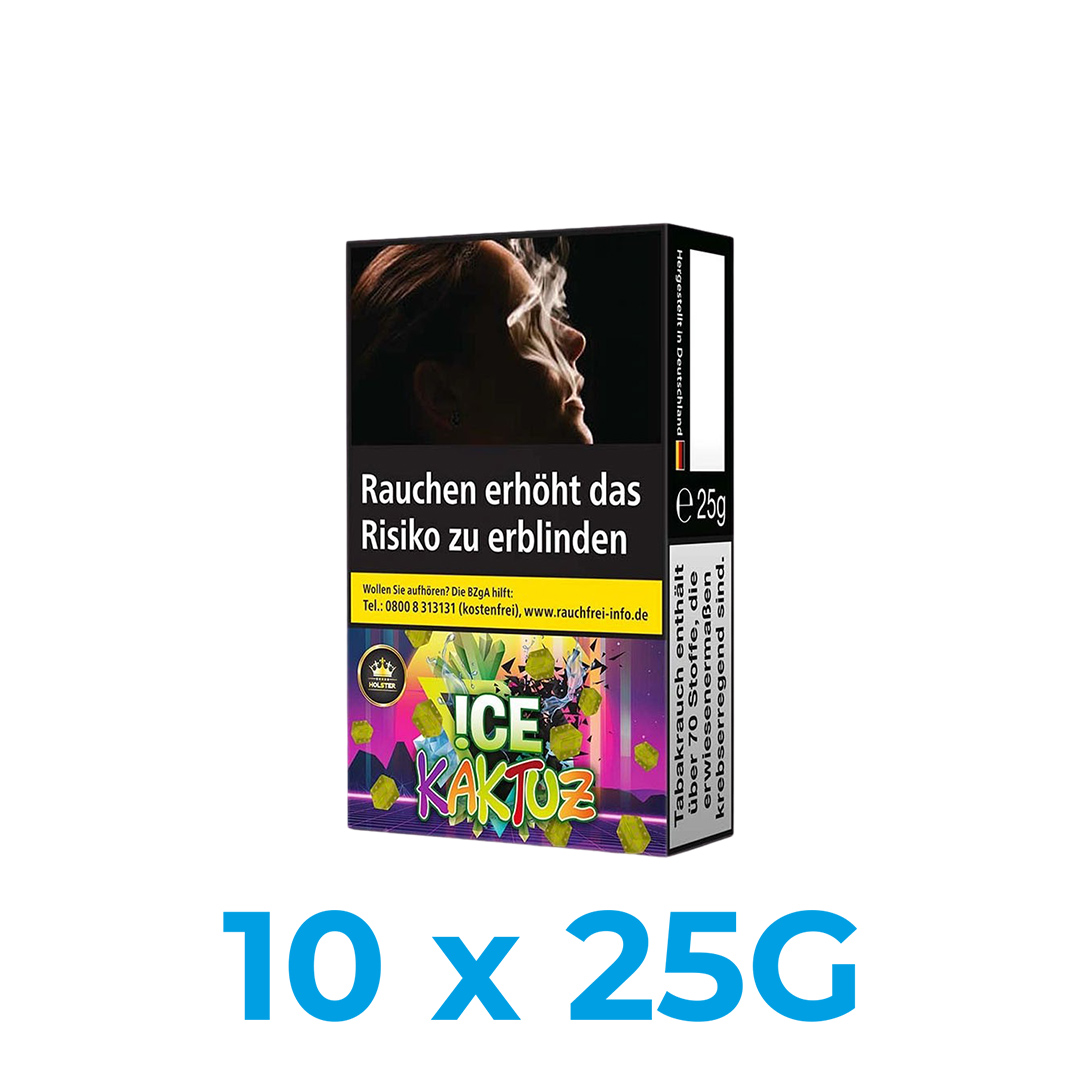 Holster Ice Kaktuz 250g Shisha Tabak (10x25g)