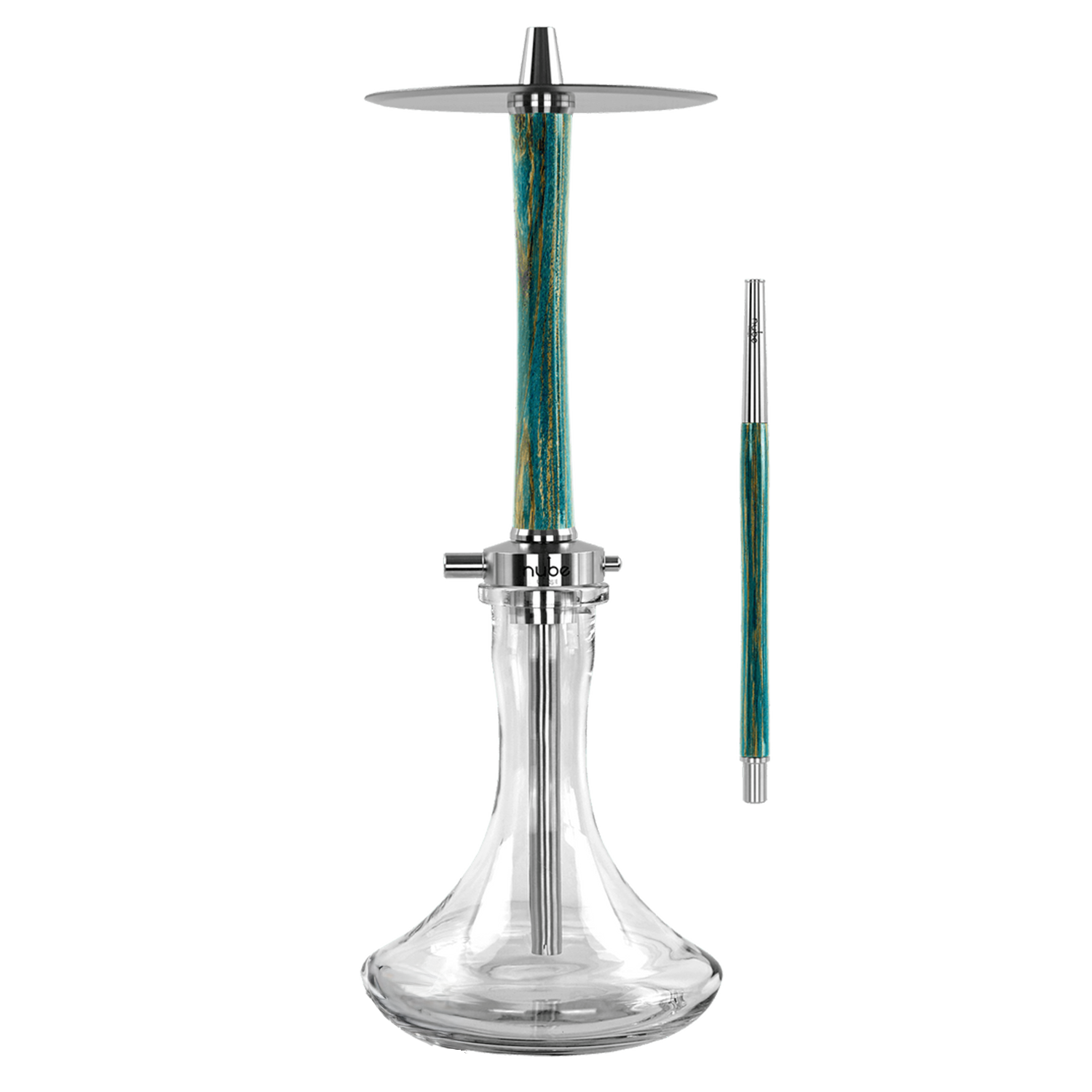 NUBE Unique Blue Zebrano Shisha NUBE Unique Blue Zebrano Shisha