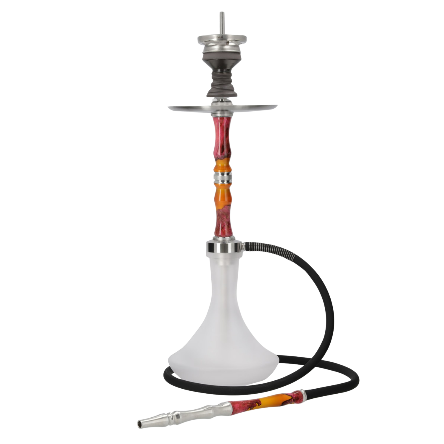 INVI Recursion Frosted Edelstahl Orange-Pink Shisha