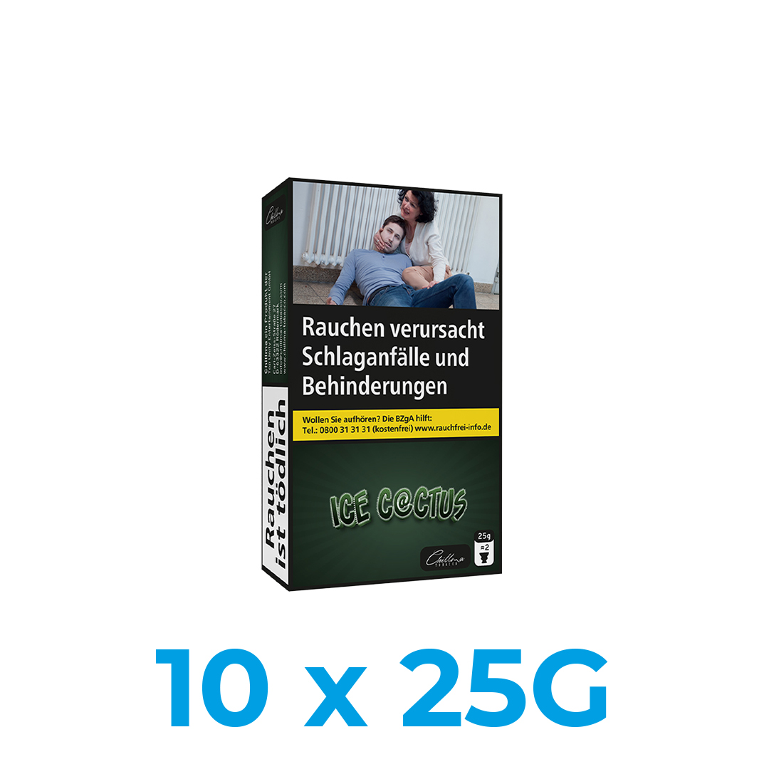 Chillma Ice Cactus 250g Shisha Tabak (10x25g) Chillma Ice Cactus 250g Shisha Tabak (10x25g)