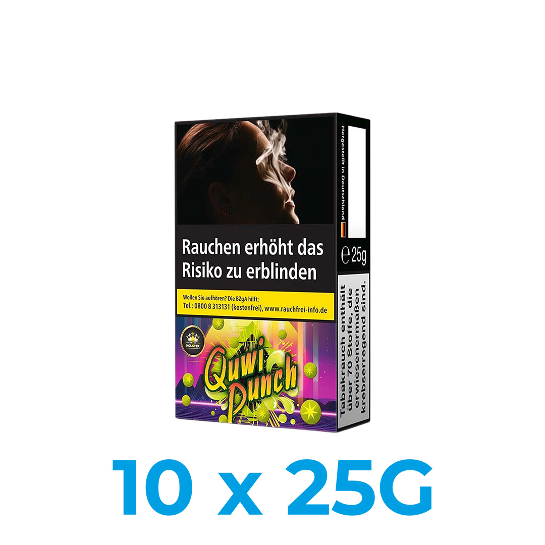 Holster Quwi Punch 250g Shisha Tabak (10x25g) Holster Quwi Punch 250g Shisha Tabak (10x25g)