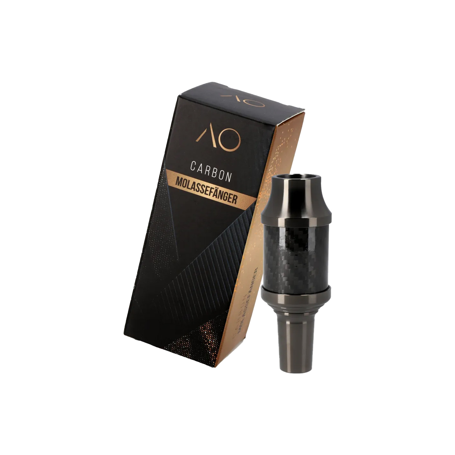AO Carbon Molassefänger Edelstahl 18/8 - Gun Metal AO Carbon Molassefänger Edelstahl 18/8 - Gun Metal