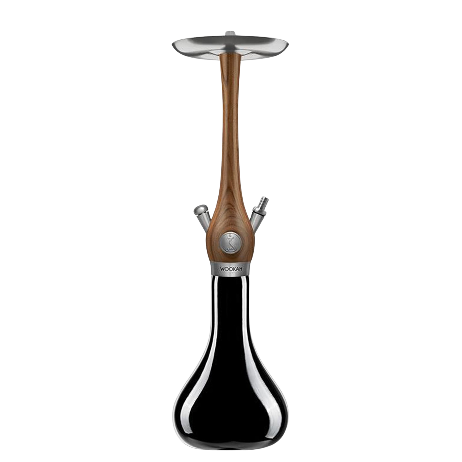 Wookah - Walnut / Smooth Black Shisha Wookah - Walnut / Smooth Black Shisha