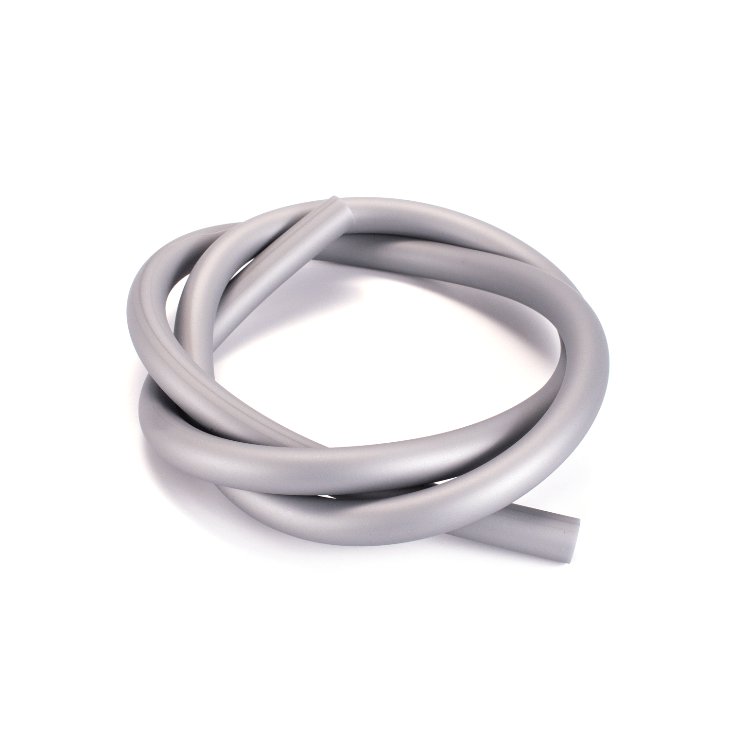 Shopbild Shisha Silikonschlauch Silber - Soft Touch 1,5m