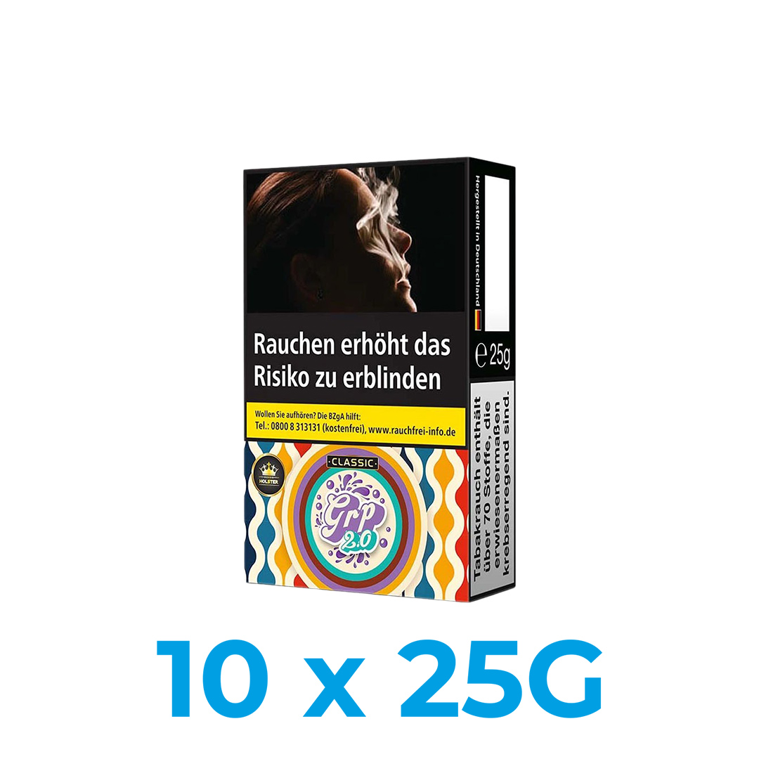 Holster Grp 2 250g Shisha Tabak (10x25g) Holster Grp 2.0 250g Shisha Tabak (10x25g)