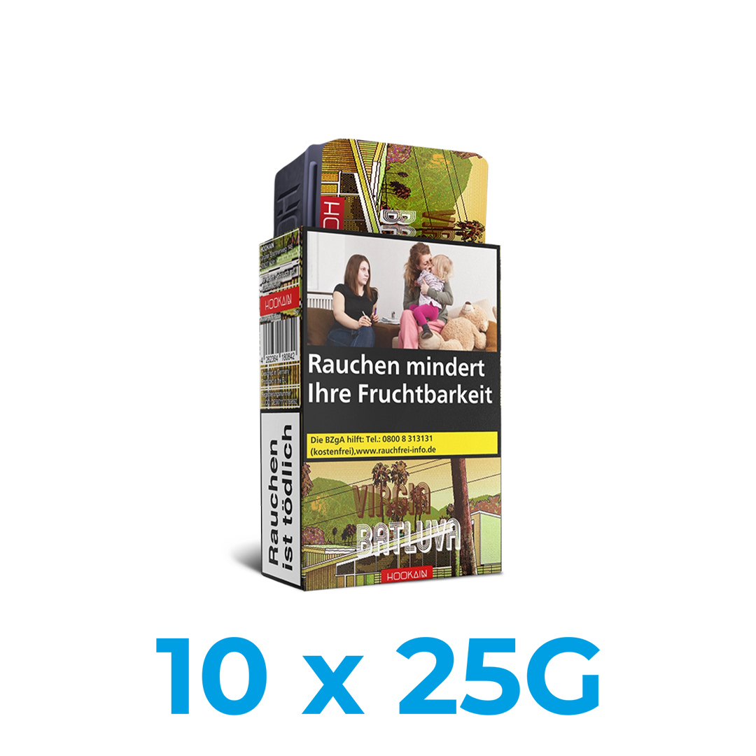 Hookain Virgin Batluva 250g Shisha Tabak (10x25g) Hookain Virgin Batluva 250g Shisha Tabak (10x25g)