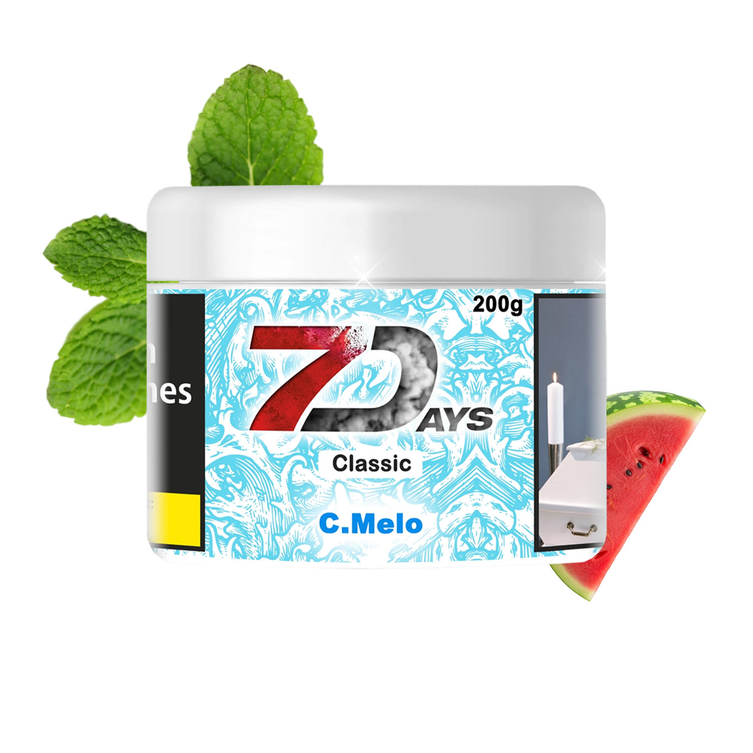 7Days Classic C Melo 200g Shisha Tabak 7Days Classic C.Melo 200g Shisha Tabak