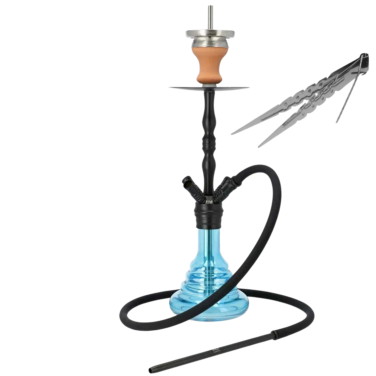 INVI Saros 500 Shiny Schwarz-Blue Shisha