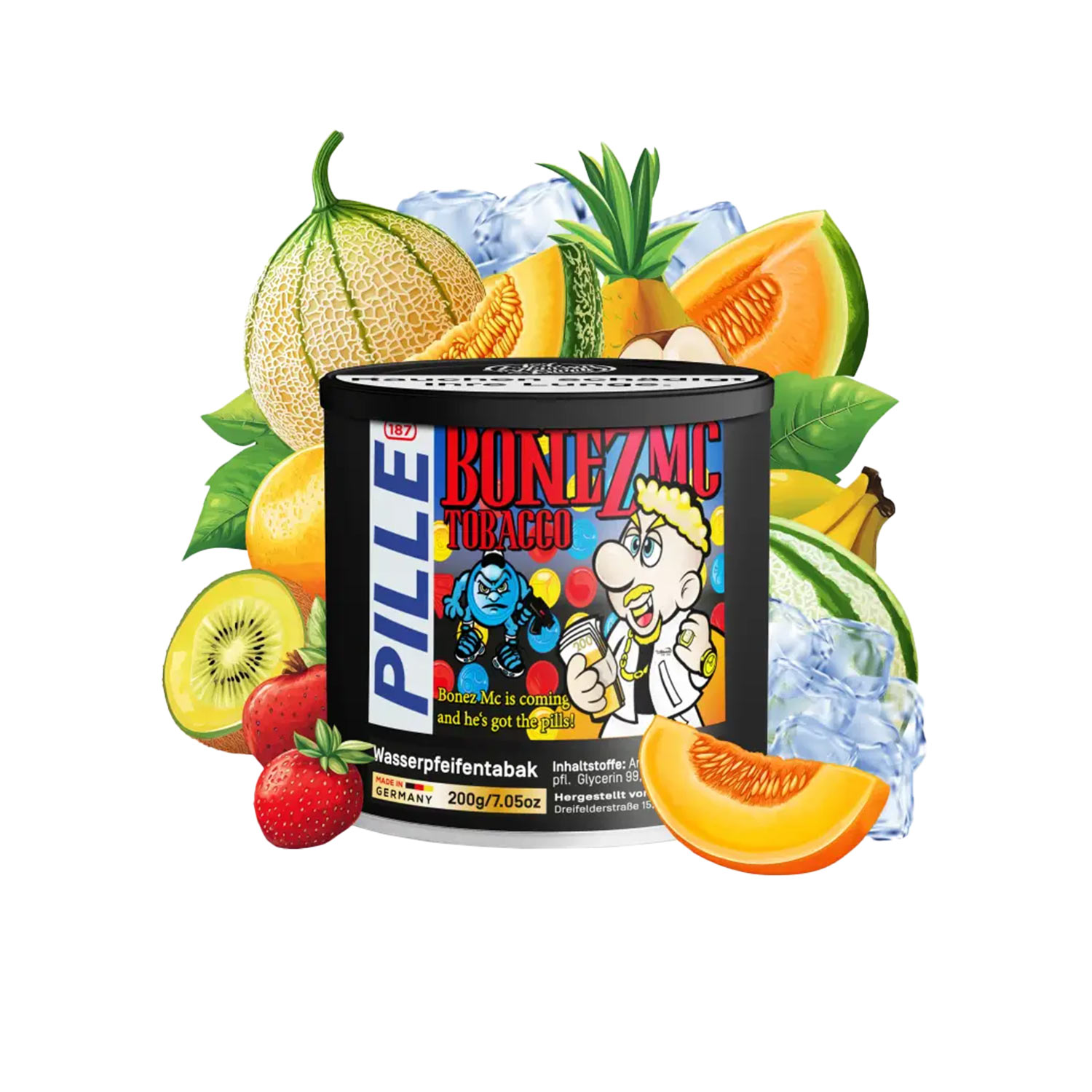 187 Strassenbande Pille 200g Shisha Tabak 187 Strassenbande Pille 200g Shisha Tabak