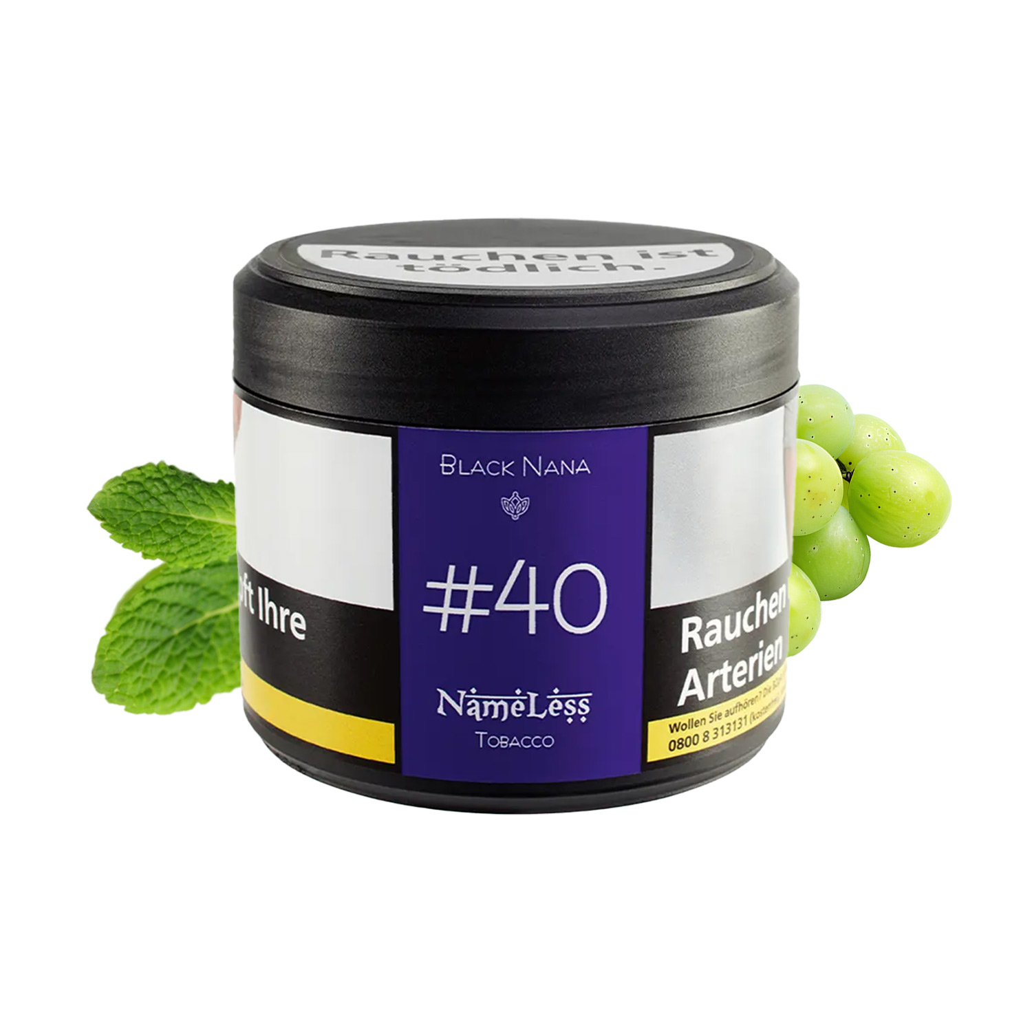 Nameless #40 Black Nana 200g Shisha Tabak Nameless #40 Black Nana 200g Shisha Tabak