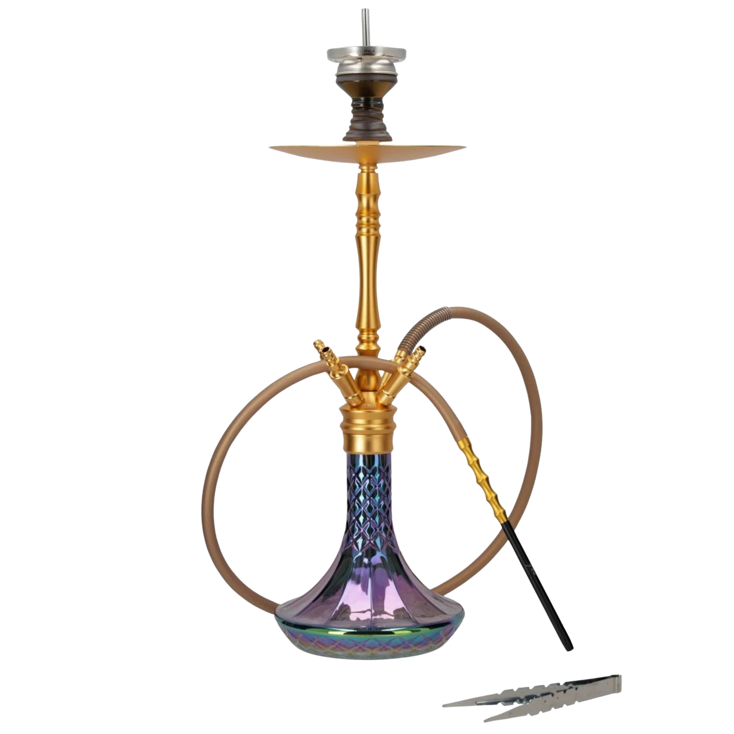 INVI Vergence Alu Cut Rainbow Gold Shisha INVI Vergence Alu Cut Rainbow Gold Shisha