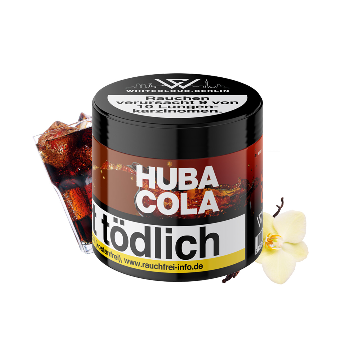 White Cloud Huba Cola 200g Shisha Tabak White Cloud Huba Cola 180g Shisha Tabak