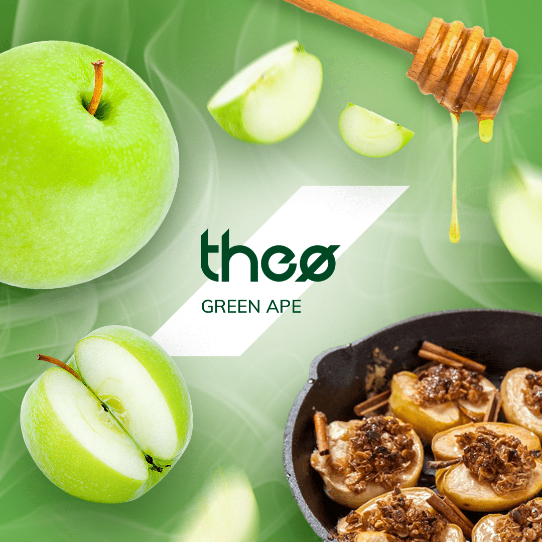 Theo Green Ape 20g Shisha Tabak - Beispiel Sorte Theo Green Ape 20g Shisha Tabak