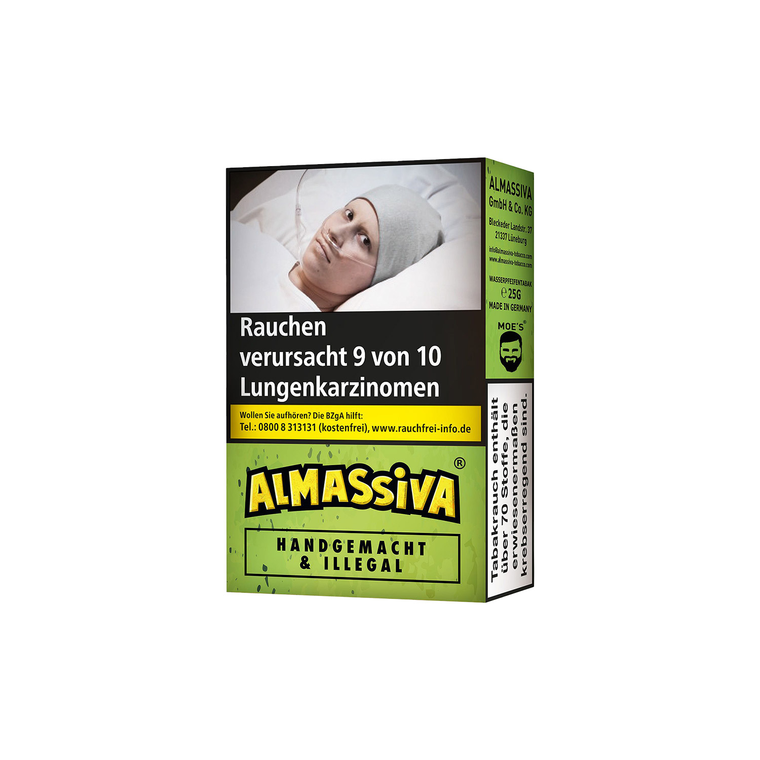 Al Massiva Handgemacht & Illegal 25g Shisha Tabak Al Massiva Handgemacht & Illegal 25g Shisha Tabak