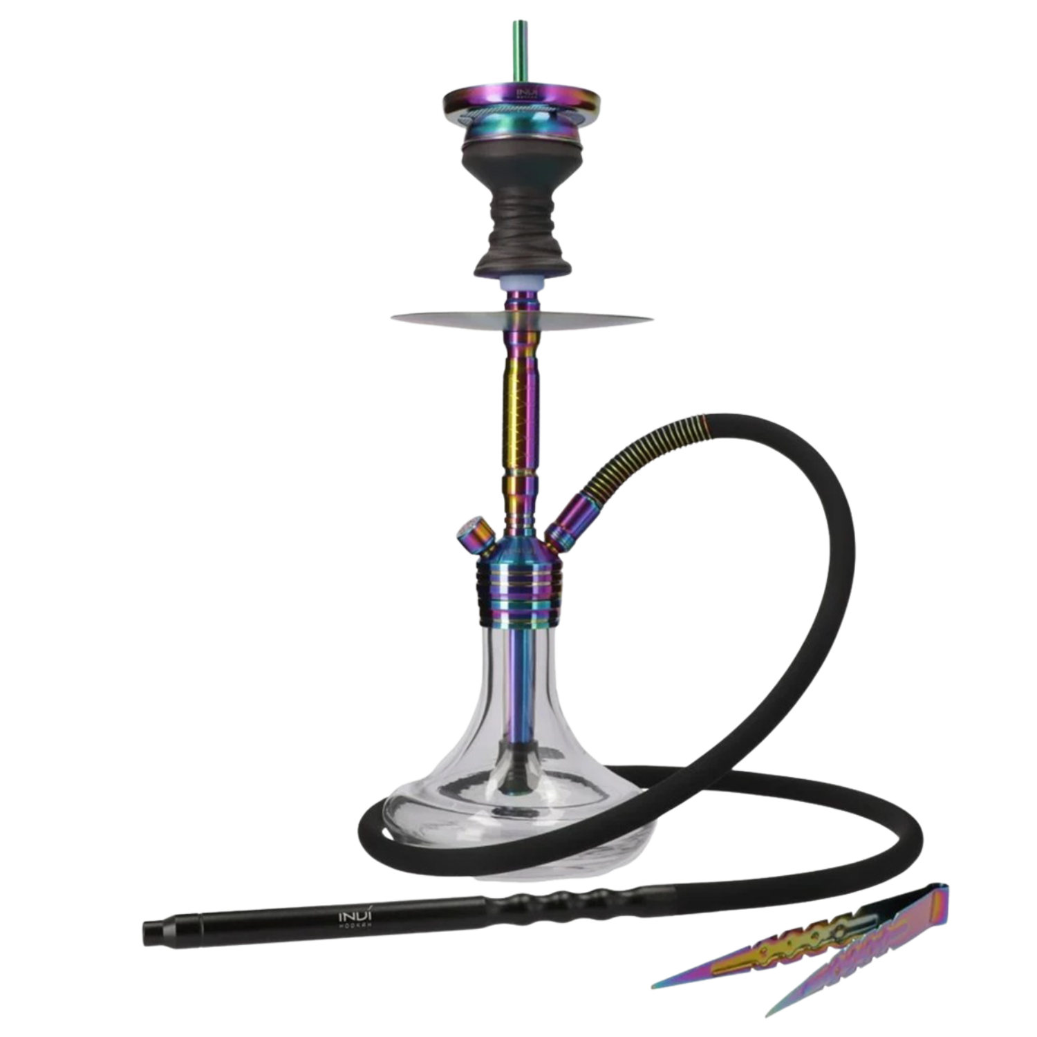 INVI Paradox V2 Edelstahl Rainbow Blue Clear Shisha