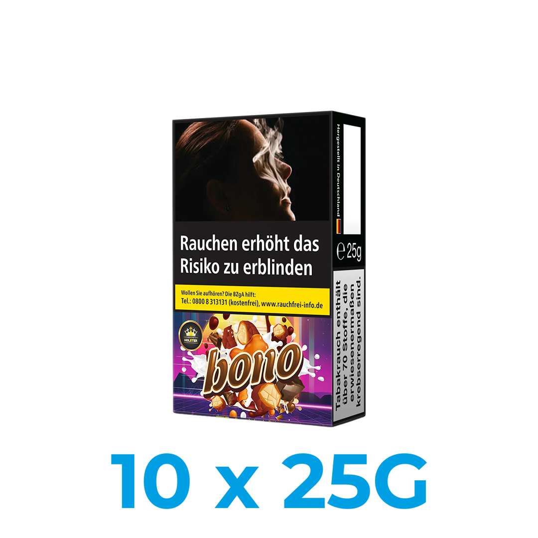 Holster Bono 250g Shisha Tabak (10x25g) Holster Bono 250g Shisha Tabak (10x25g)