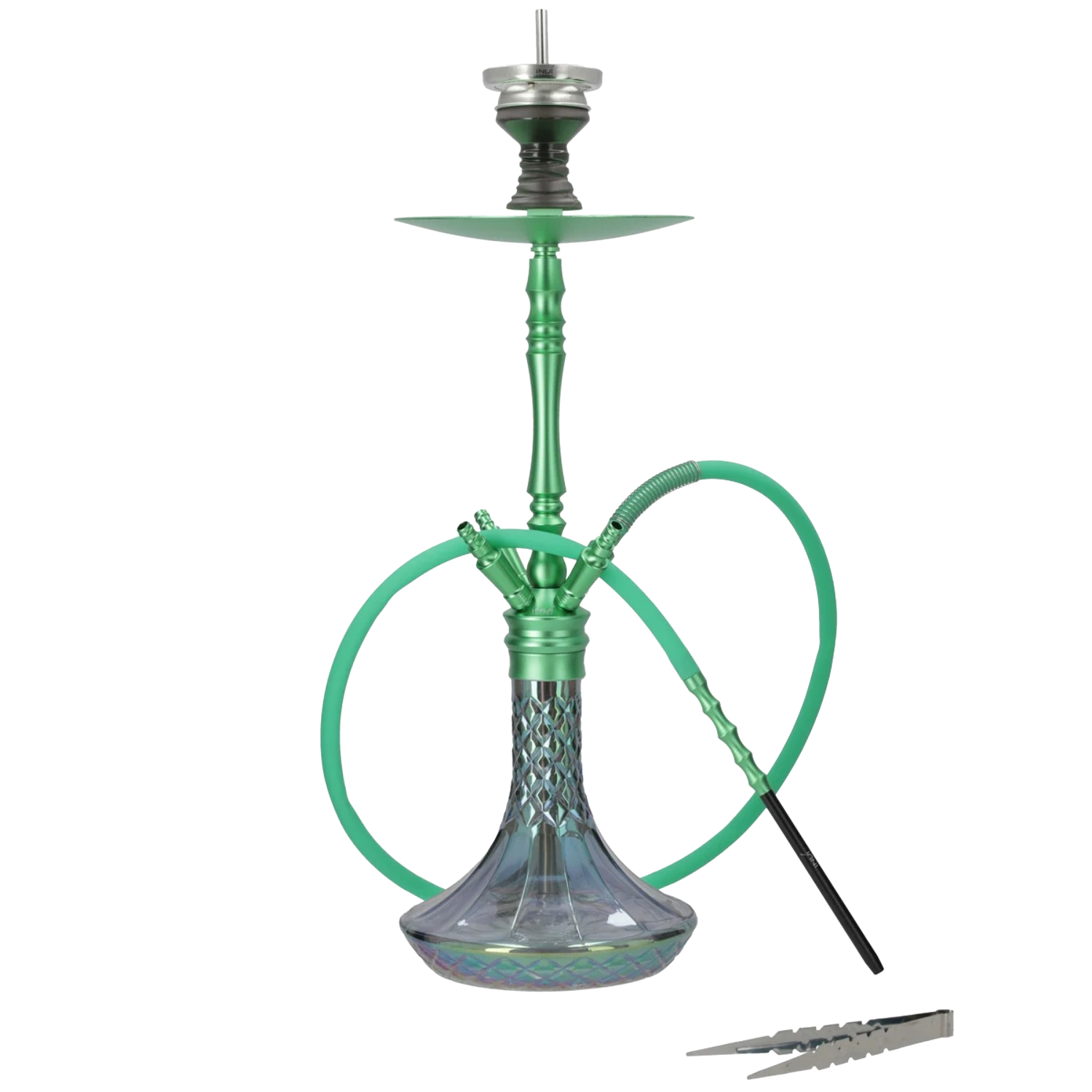 INVI Vergence Alu Cut Rainbow Grün Shisha