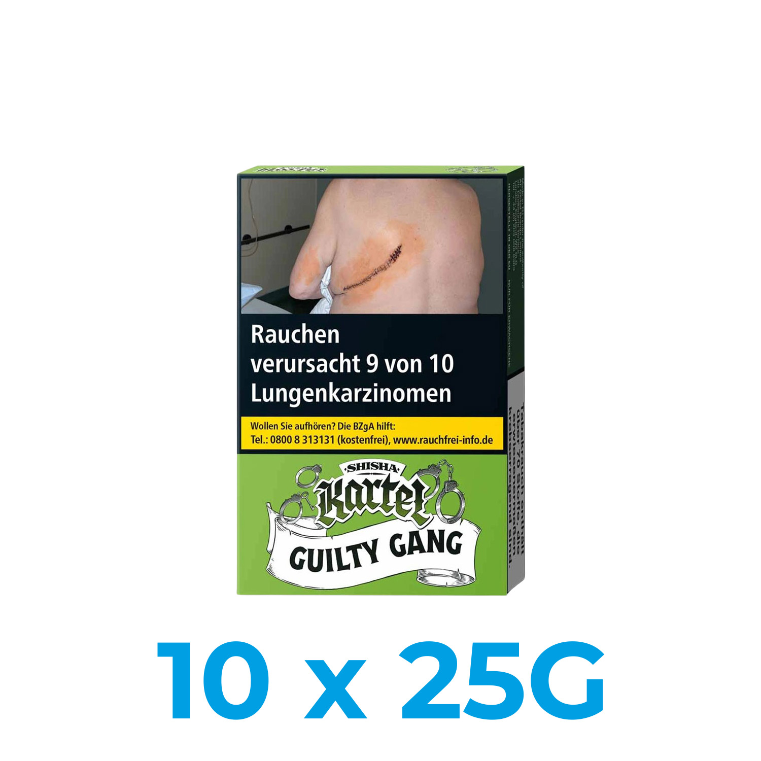 Shisha Kartel Guilty Gang 250g Shisha Tabak (10x25g) Shisha Kartel Guilty Gang 250g Shisha Tabak (10x25g)