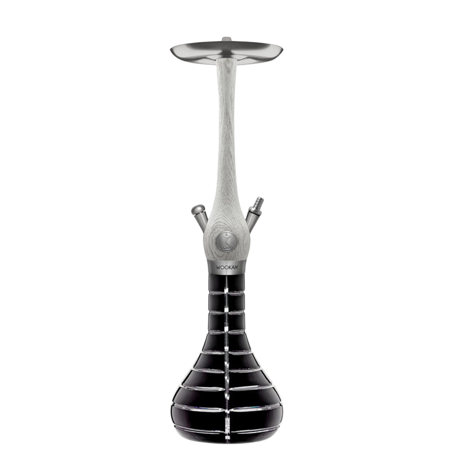 Wookah - White Nox / Striped Black Mastercut Shisha Wookah - White Nox / Striped Black Mastercut Shisha