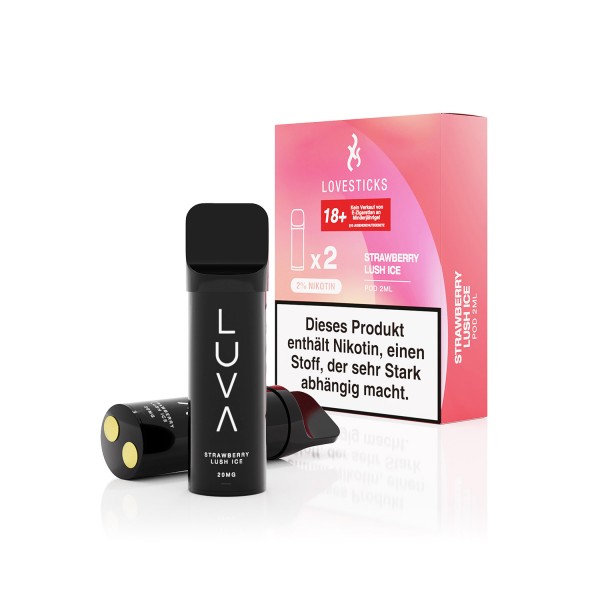 Lovesticks - LUVA Pod Strawberry Lush Ice - 2 Stück