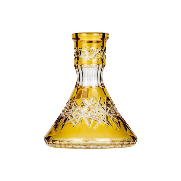 Caesar Crystal Cone Small - Deep Cut - Yellow - Moze Exclusive Steck-Bowl