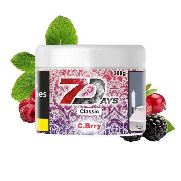 7Days Classic C.Brry 200g Shisha Tabak