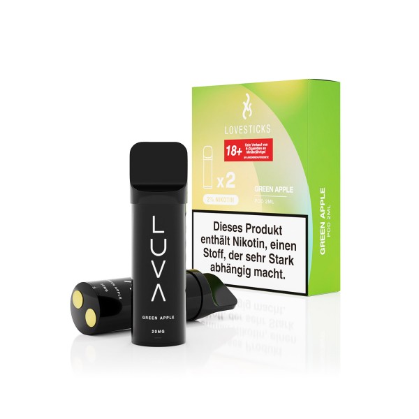 Lovesticks - LUVA Pod Green Apple - 2 Stück
