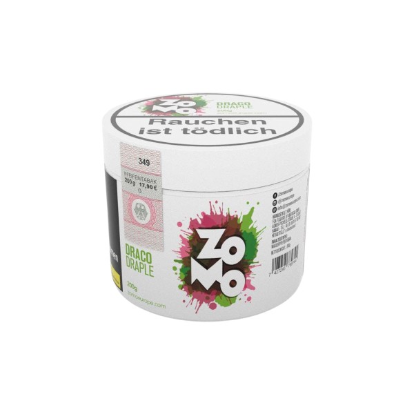 ZOMO Shisha Tabak - Draco Draple 200g